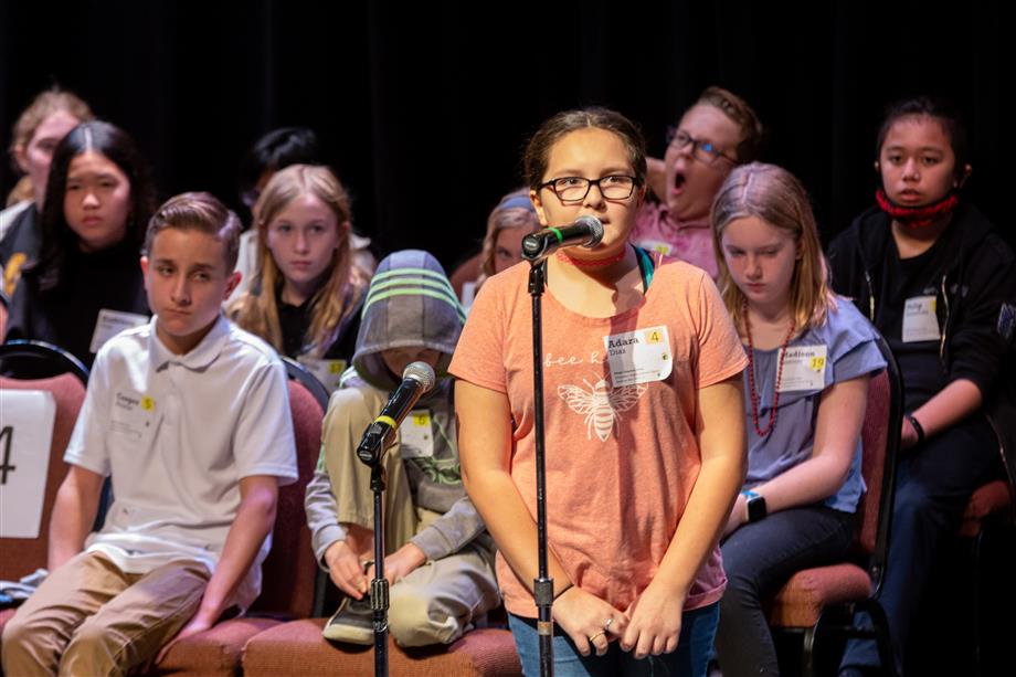 Chandler Unified spelling bee competitor